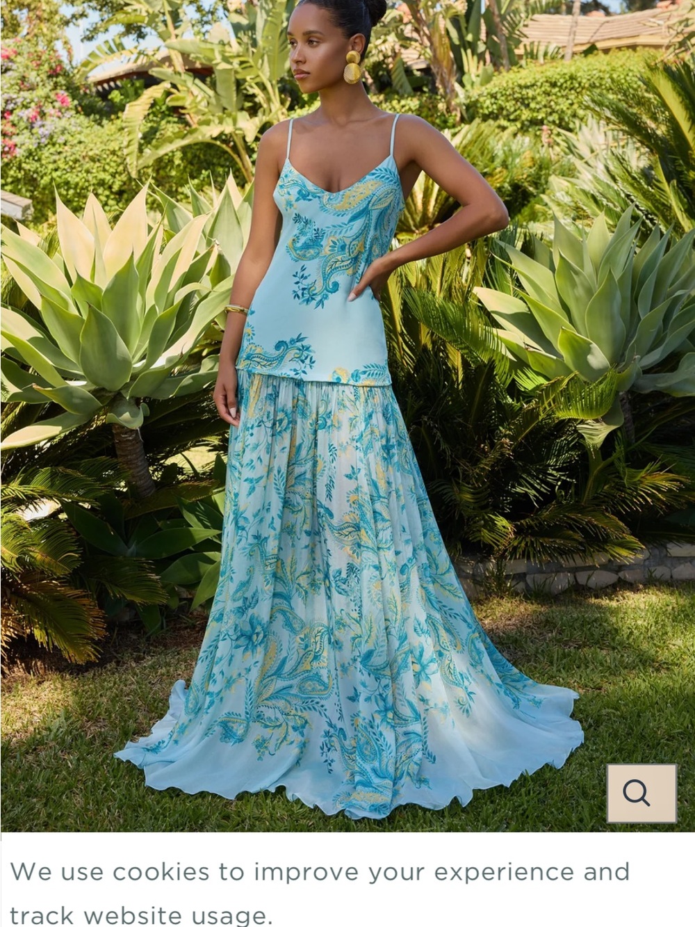 HEMANT & NANDITA Wani Strappy Long Dress
